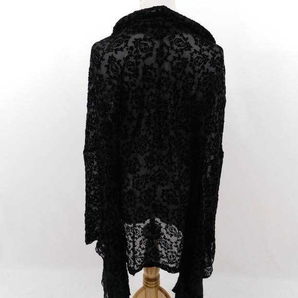 Coco De Mer Black Sheer Coverup - Picture 7 of 8